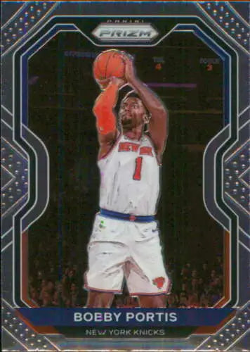 Bobby Portis basketball card from 2020-21 Panini Prizm with original gloss finish