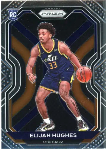 Elijah Hughes 2020-21 Panini Prizm #271 Rookie Basketball Card for Utah Jazz