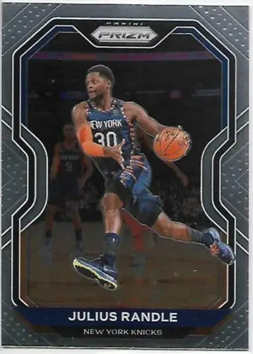 Julius Randle basketball card 2020-21 Panini Prizm NM-MT original gloss Knicks