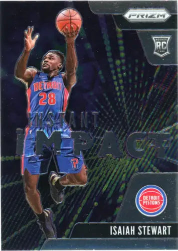 Isaiah Stewart 2020-21 Panini Prizm Instant Impact Rookie Card NM-MT for collectors