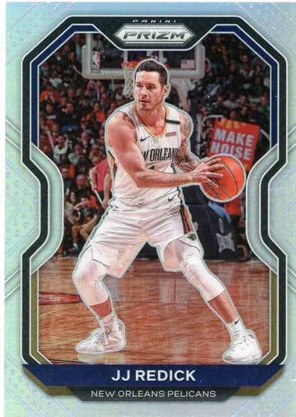 2020-21 Panini Prizm JJ Redick Silver card featuring New Orleans Pelicans player