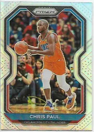 2020-21 Panini Prizm Prizms Silver Chris Paul card with original gloss NM-MT condition