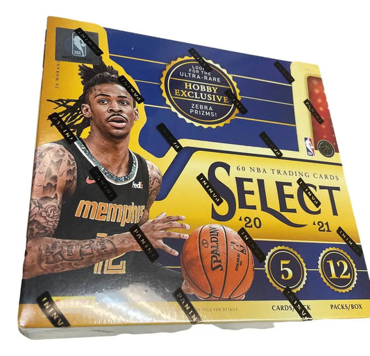 2020-21 Panini Select Basketball Hobby Box with Memphis Grizzlies player in base set