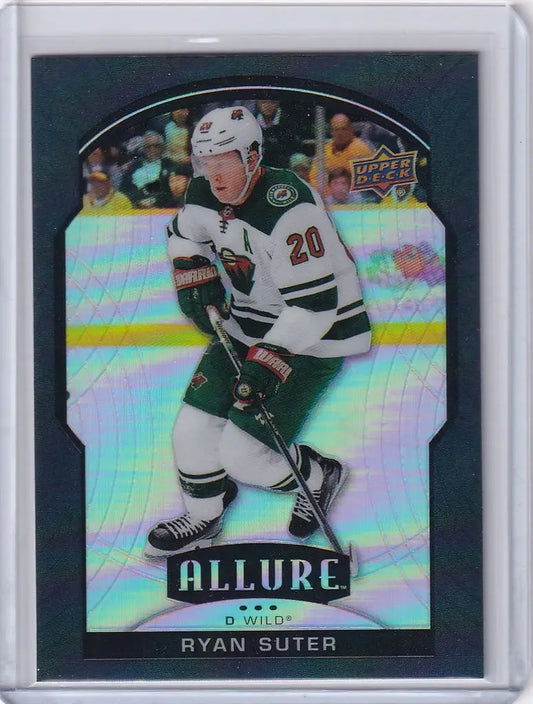 Hockey trading card of Ryan Suter Minnesota Wild from Upper Deck Allure 2020-21