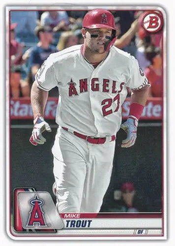 Mike Trout 2020 Bowman #1 Los Angeles Angels MLB Baseball Card NM Condition