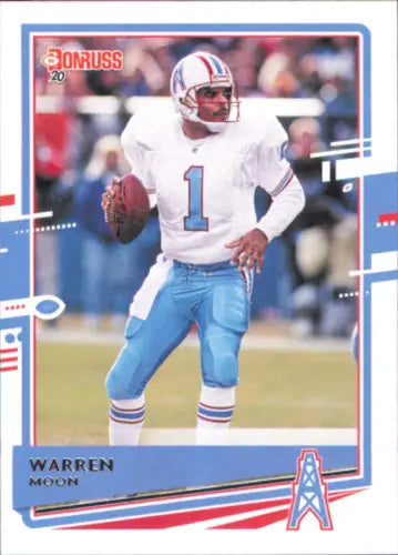 Warren Moon Houston Oilers Football Card from 2020 Donruss #118 NM-MT condition