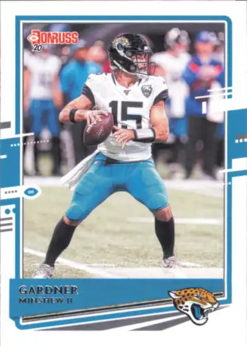 Gardner Minshew II 2020 Donruss football card for Jacksonville Jaguars collectors