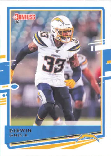 2020 Donruss #138 Derwin James Jr. Los Angeles Chargers Football Card NM-MT