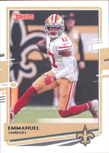 Emmanuel Sanders 2020 Donruss NFL Card featuring New Orleans Saints in NM-MT condition