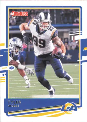 Tyler Higbee Los Angeles Rams 2020 Donruss #148 Football Trading Card NM-MT