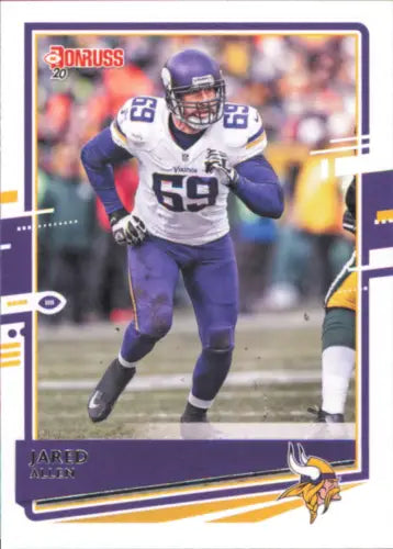 Jared Allen Minnesota Vikings 2020 Donruss #166 Football Trading Card NM-MT