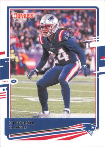 Stephon Gilmore 2020 Donruss football card New England Patriots NFL memorabilia