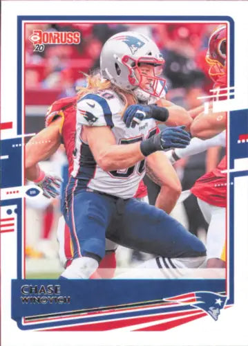 Chase Winovich 2020 Donruss NFL card featuring New England Patriots football star