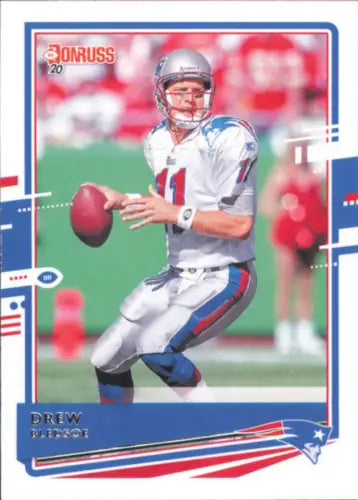 Drew Bledsoe New England Patriots football card from 2020 Donruss #174 NM-MT