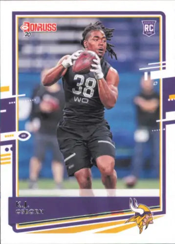 K.J. Osborn Rookie Minnesota Vikings Football Card from 2020 Donruss #252 NM-MT