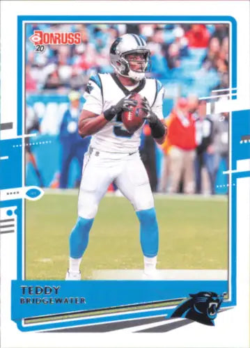 Teddy Bridgewater Carolina Panthers NFL Card 2020 Donruss #49 NM-MT Condition