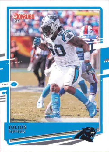 Julius Peppers Carolina Panthers football card from 2020 Donruss #51 NM-MT condition