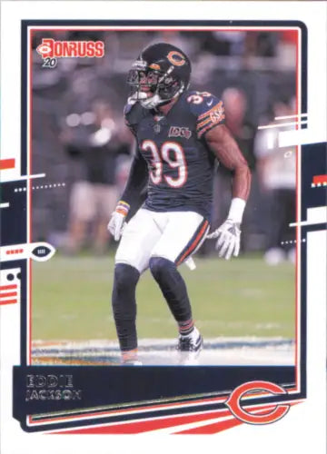 Eddie Jackson Chicago Bears football card 2020 Donruss #62 in NM-MT condition