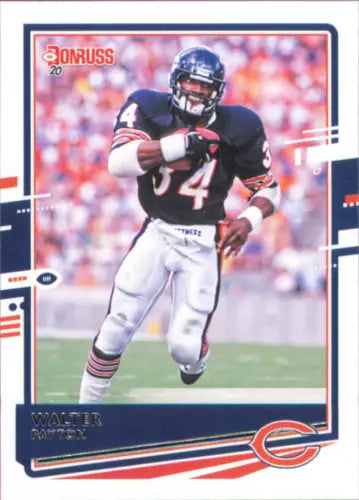 Walter Payton Chicago Bears football card from 2020 Donruss #63 in NM-MT condition