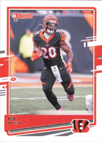 Joe Mixon Cincinnati Bengals football card 2020 Donruss #66 in NM-MT condition