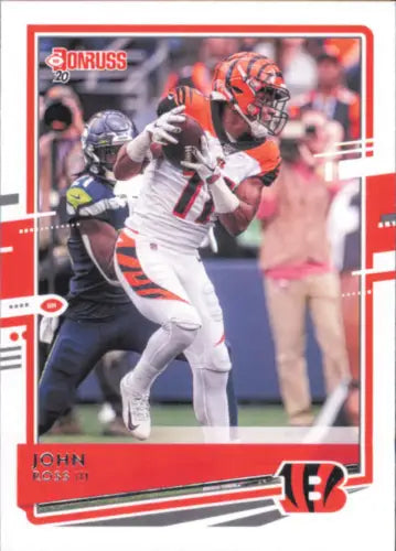 Football trading card featuring John Ross III of the Cincinnati Bengals in NM-MT condition