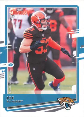 Joe Schobert Jacksonville Jaguars Football trading card 2020 Donruss #76 NM-MT