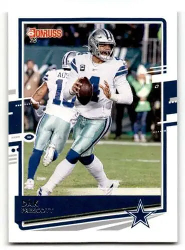 Dak Prescott Dallas Cowboys football card 2020 Donruss #78 original gloss NM