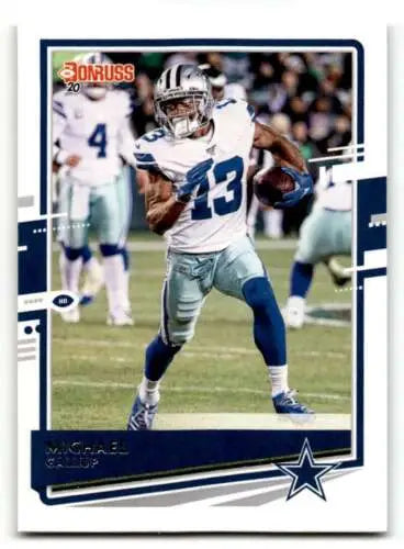 Michael Gallup Dallas Cowboys Football Card 2020 Donruss #84 original gloss NM