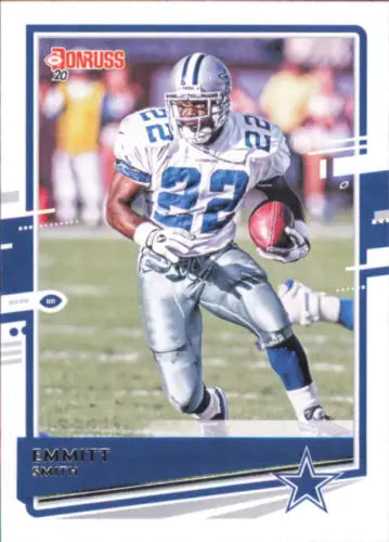 Emmitt Smith Dallas Cowboys football card from 2020 Donruss #86 NM-MT condition