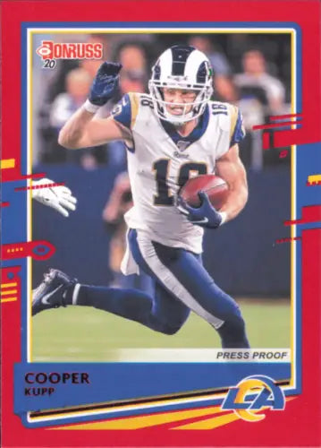 Cooper Kupp 2020 Donruss Press Proof Red #145 Photo Variation LA Rams NFL Card