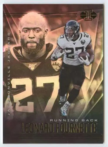 Leonard Fournette football card 2020 Panini Illusions original gloss Jaguars ID:43367