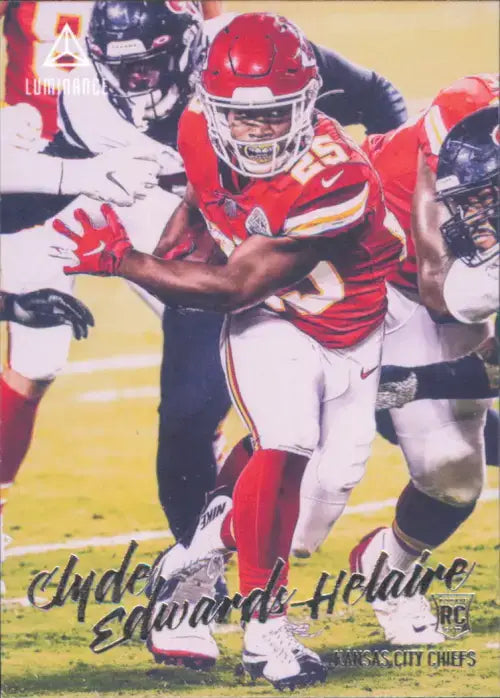 2020 Panini Luminance #218 Clyde Edwards Helaire Chronicles Rookie Chiefs NM-MT