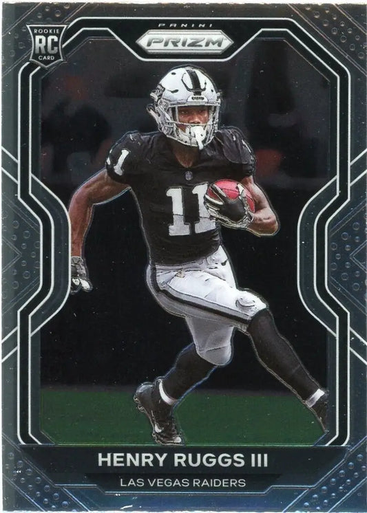 2020 Panini Prizm Henry Ruggs III Rookie Card for Las Vegas Raiders NFL Football