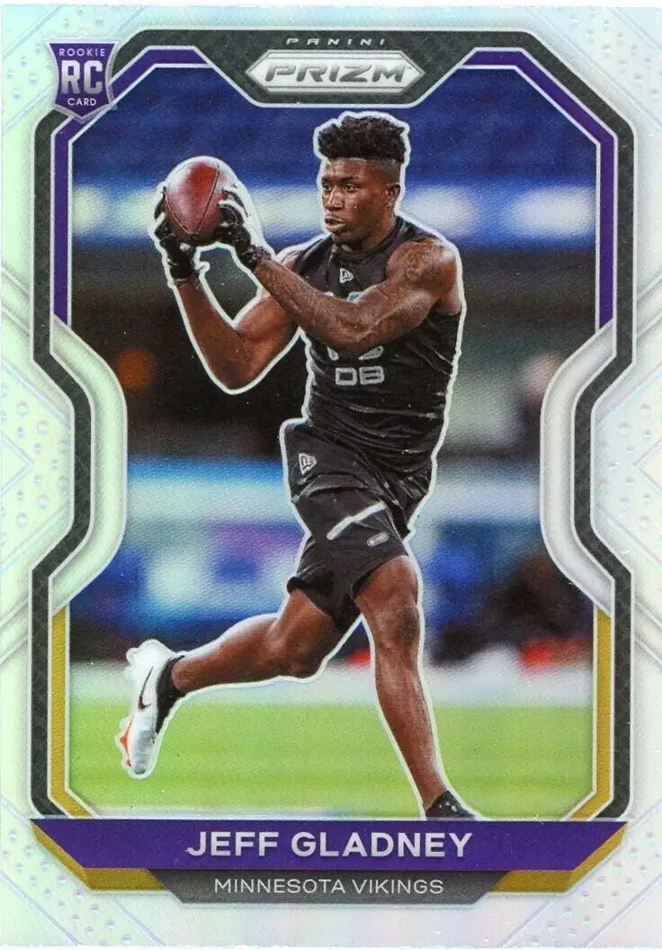 Jeff Gladney rookie card from 2020 Panini Prizm Minnesota Vikings NFL collection