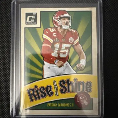 Patrick Mahomes II Rise and Shine Magnet Card featuring Tyrann Mathieu for KC Chiefs fans