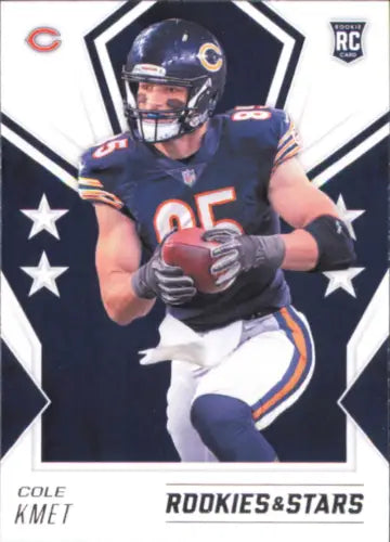 Cole Kmet Rookie Chicago Bears NFL Football Card 2020 Rookies and Stars #137 NM-MT