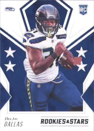 DeeJay Dallas Rookie Football Card from 2020 Rookies and Stars Seattle Seahawks