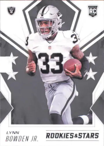 Lynn Bowden Jr. Rookie Card from 2020 Rookies and Stars for Las Vegas Raiders