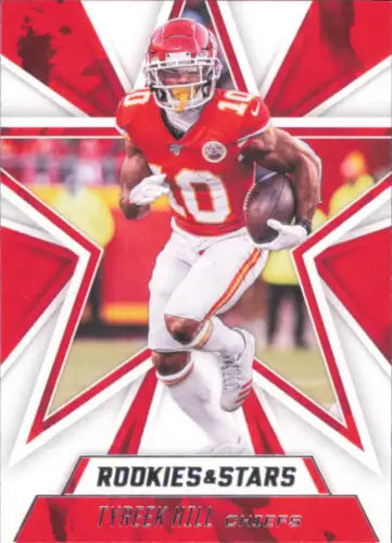 Tyreek Hill football card 2020 Rookies and Stars Kansas City Chiefs NFL collectible