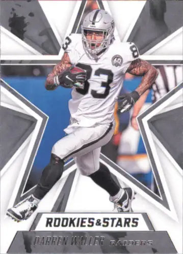 Darren Waller football card from 2020 Rookies and Stars Las Vegas Raiders NFL collection