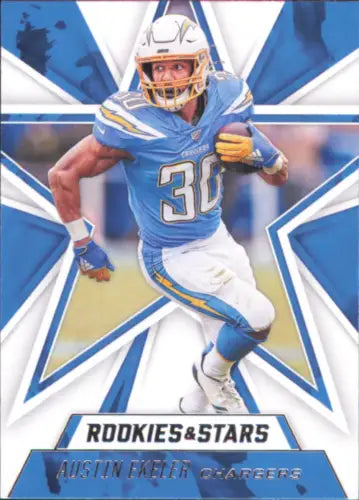 Austin Ekeler Los Angeles Chargers football card 2020 Rookies and Stars #46 NM-MT