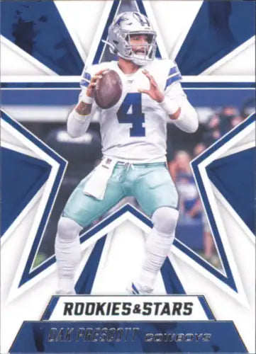 Dak Prescott Dallas Cowboys NFL football card from 2020 Rookies and Stars set