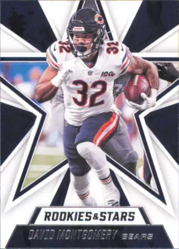 David Montgomery Chicago Bears football card from 2020 Rookies and Stars collection