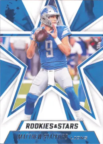 Matthew Stafford Detroit Lions 2020 Rookies and Stars football card NM-MT quality