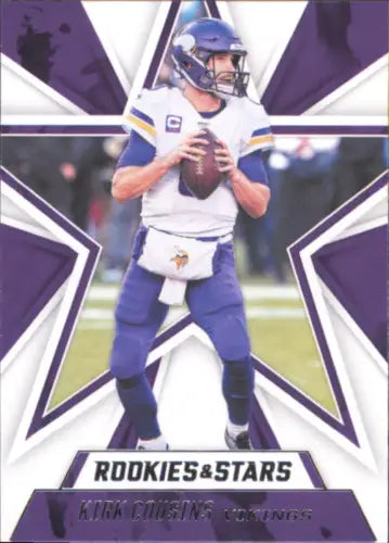 Kirk Cousins Minnesota Vikings football card from 2020 Rookies and Stars #68