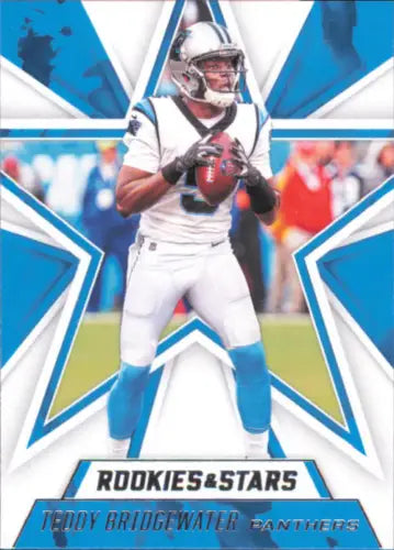 Teddy Bridgewater Carolina Panthers football card from 2020 Rookies and Stars NM-MT