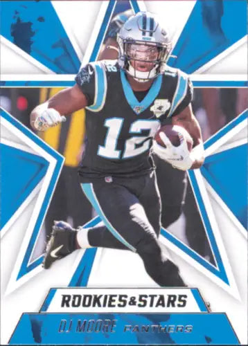 DJ Moore Carolina Panthers NFL football card 2020 Rookies and Stars #77 NM-MT