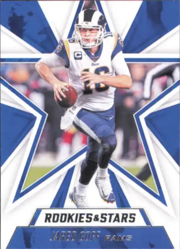 Jared Goff Los Angeles Rams NFL Football Card 2020 Rookies and Stars #90 NM-MT