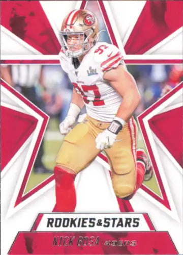 Nick Bosa 2020 Rookies and Stars #96 San Francisco 49ers Football Card NM-MT