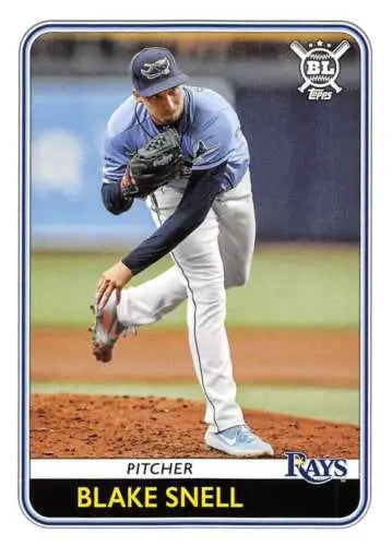 Blake Snell 2020 Topps Big League #65 baseball card with original gloss, Rays